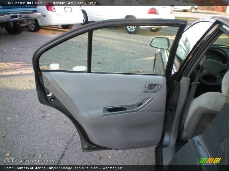 Titanium Gray Pearl / Gray 2003 Mitsubishi Galant ES