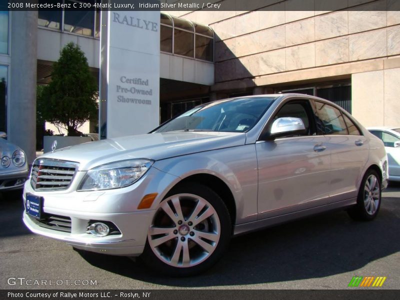 Iridium Silver Metallic / Grey 2008 Mercedes-Benz C 300 4Matic Luxury