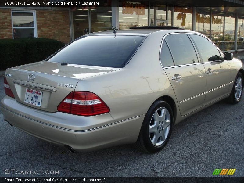 Mystic Gold Metallic / Cashmere 2006 Lexus LS 430