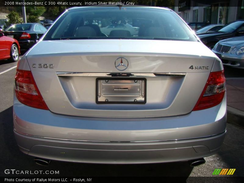 Iridium Silver Metallic / Grey 2008 Mercedes-Benz C 300 4Matic Luxury