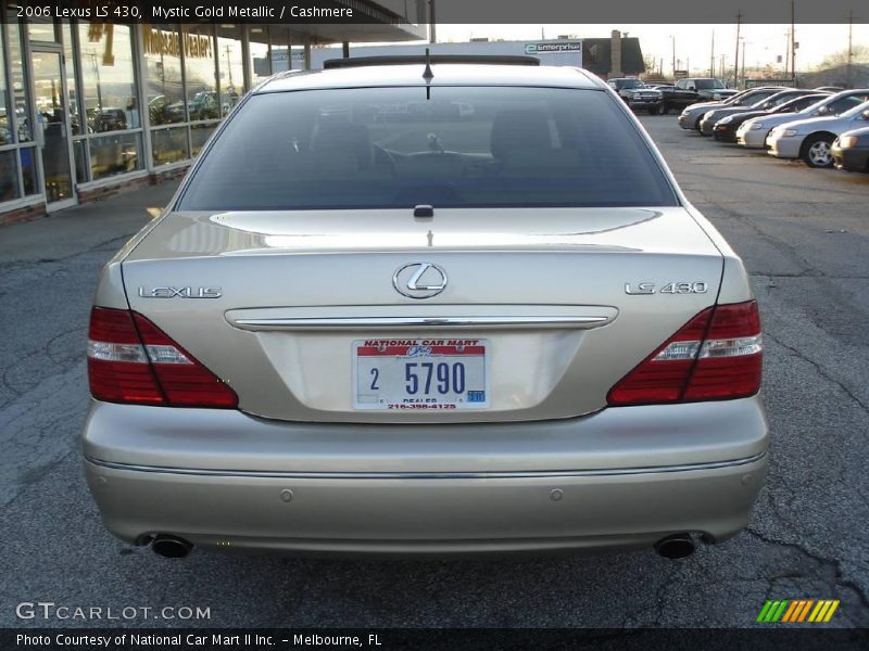 Mystic Gold Metallic / Cashmere 2006 Lexus LS 430