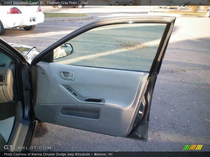 Titanium Gray Pearl / Gray 2003 Mitsubishi Galant ES