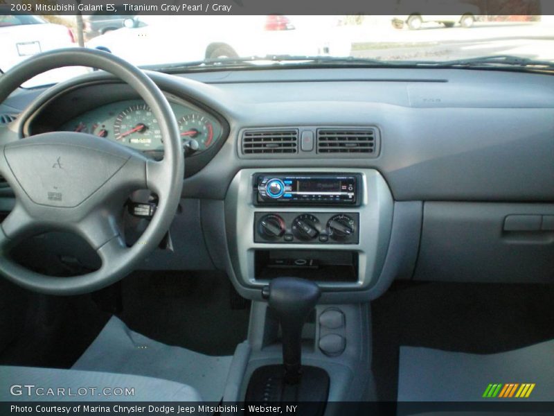 Titanium Gray Pearl / Gray 2003 Mitsubishi Galant ES