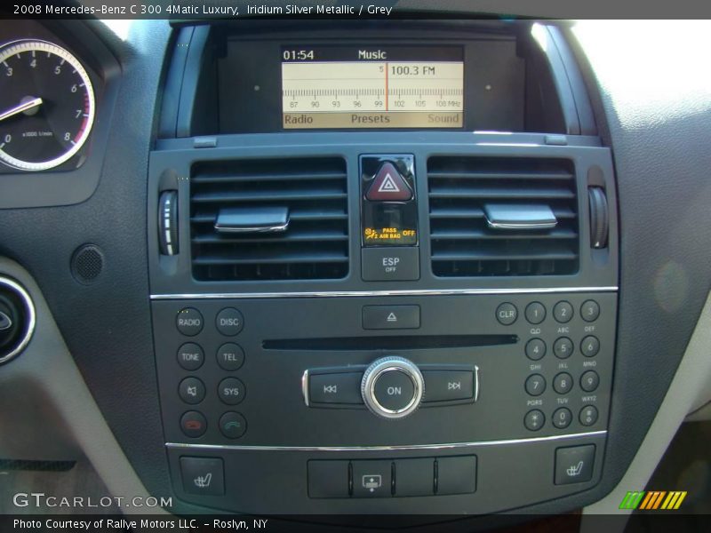Iridium Silver Metallic / Grey 2008 Mercedes-Benz C 300 4Matic Luxury
