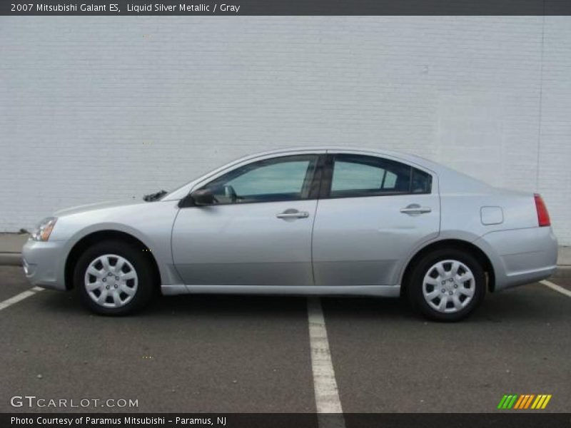 Liquid Silver Metallic / Gray 2007 Mitsubishi Galant ES