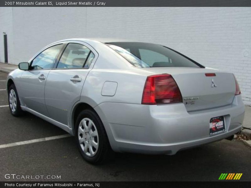 Liquid Silver Metallic / Gray 2007 Mitsubishi Galant ES