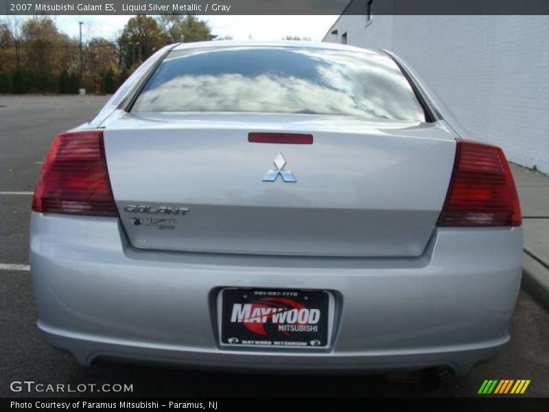 Liquid Silver Metallic / Gray 2007 Mitsubishi Galant ES
