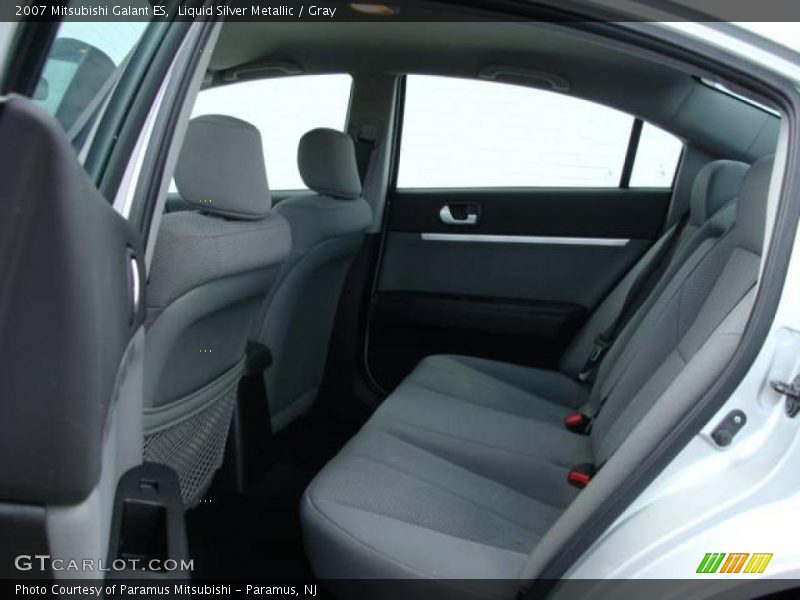 Liquid Silver Metallic / Gray 2007 Mitsubishi Galant ES