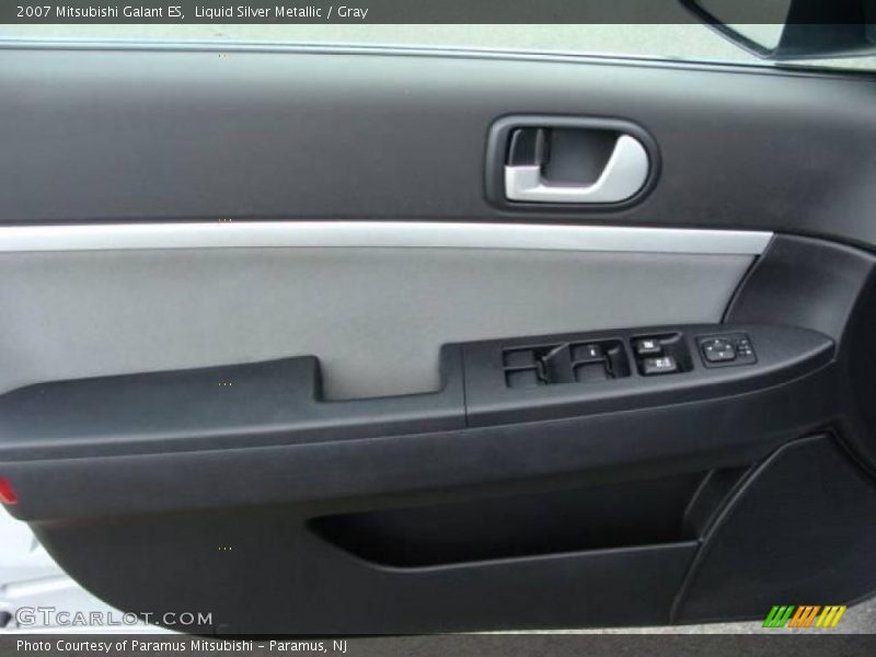 Liquid Silver Metallic / Gray 2007 Mitsubishi Galant ES