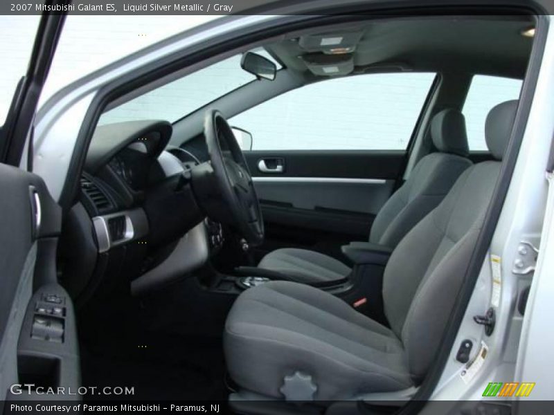 Liquid Silver Metallic / Gray 2007 Mitsubishi Galant ES
