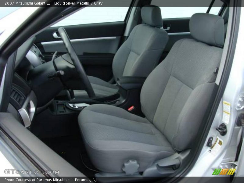 Liquid Silver Metallic / Gray 2007 Mitsubishi Galant ES