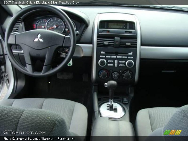 Liquid Silver Metallic / Gray 2007 Mitsubishi Galant ES