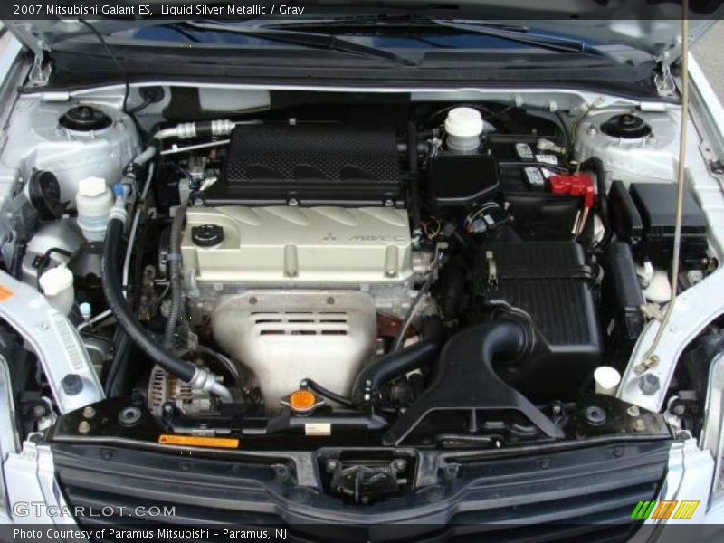 Liquid Silver Metallic / Gray 2007 Mitsubishi Galant ES