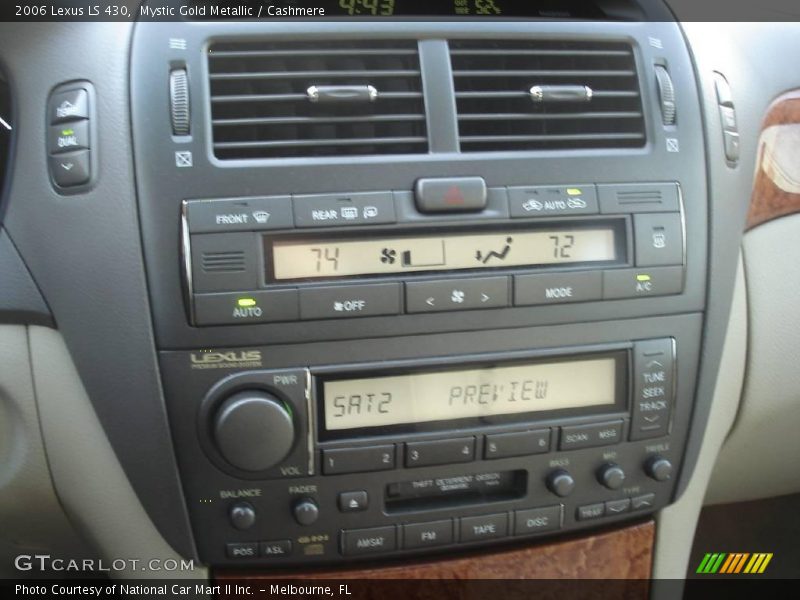 Mystic Gold Metallic / Cashmere 2006 Lexus LS 430