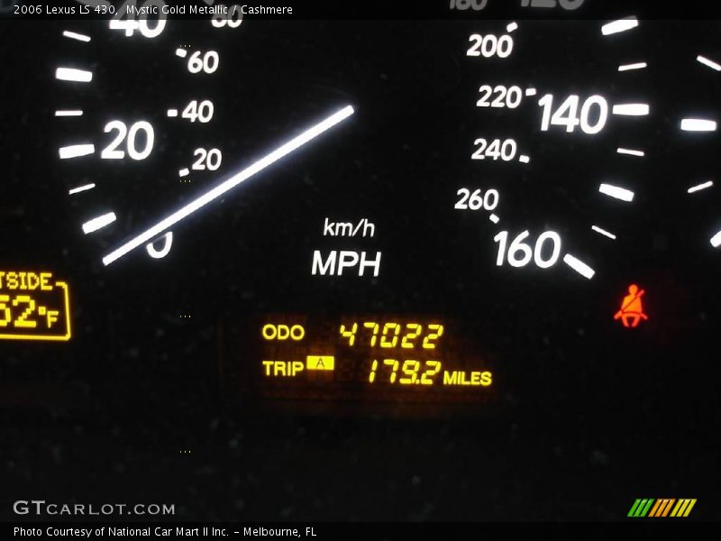 Mystic Gold Metallic / Cashmere 2006 Lexus LS 430