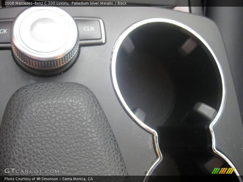Palladium Silver Metallic / Black 2008 Mercedes-Benz C 300 Luxury