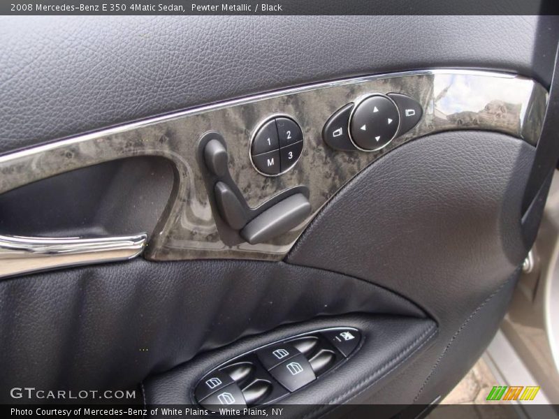 Pewter Metallic / Black 2008 Mercedes-Benz E 350 4Matic Sedan