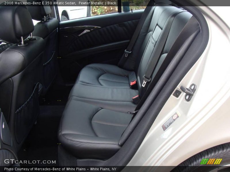 Pewter Metallic / Black 2008 Mercedes-Benz E 350 4Matic Sedan