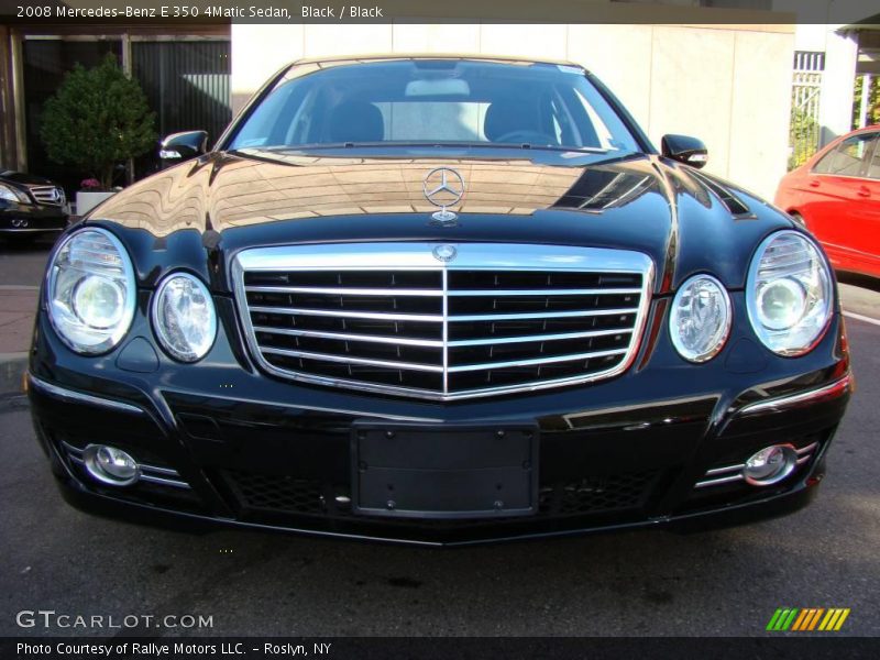 Black / Black 2008 Mercedes-Benz E 350 4Matic Sedan