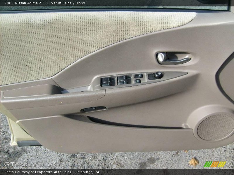 Velvet Beige / Blond 2003 Nissan Altima 2.5 S