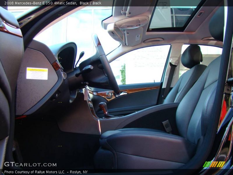 Black / Black 2008 Mercedes-Benz E 350 4Matic Sedan