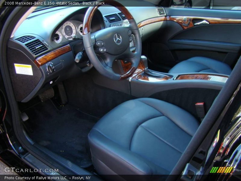 Black / Black 2008 Mercedes-Benz E 350 4Matic Sedan