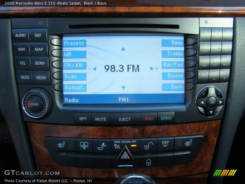 Black / Black 2008 Mercedes-Benz E 350 4Matic Sedan