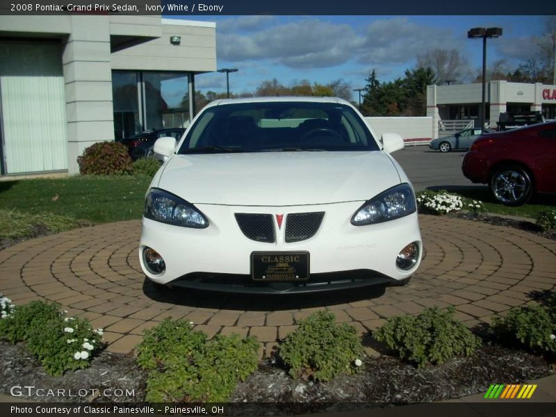 Ivory White / Ebony 2008 Pontiac Grand Prix Sedan