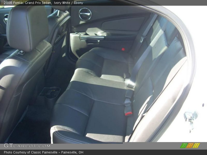 Ivory White / Ebony 2008 Pontiac Grand Prix Sedan