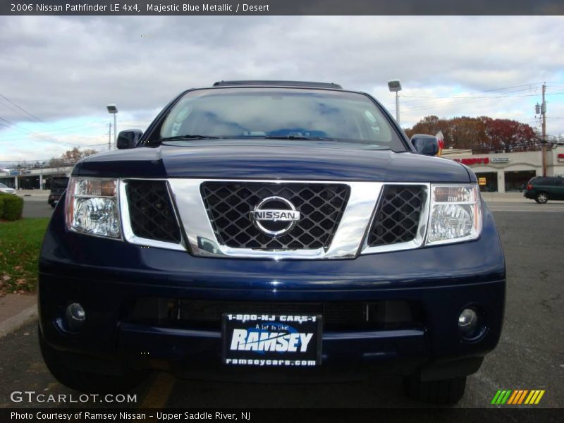 Majestic Blue Metallic / Desert 2006 Nissan Pathfinder LE 4x4