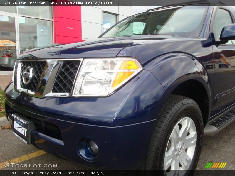 Majestic Blue Metallic / Desert 2006 Nissan Pathfinder LE 4x4
