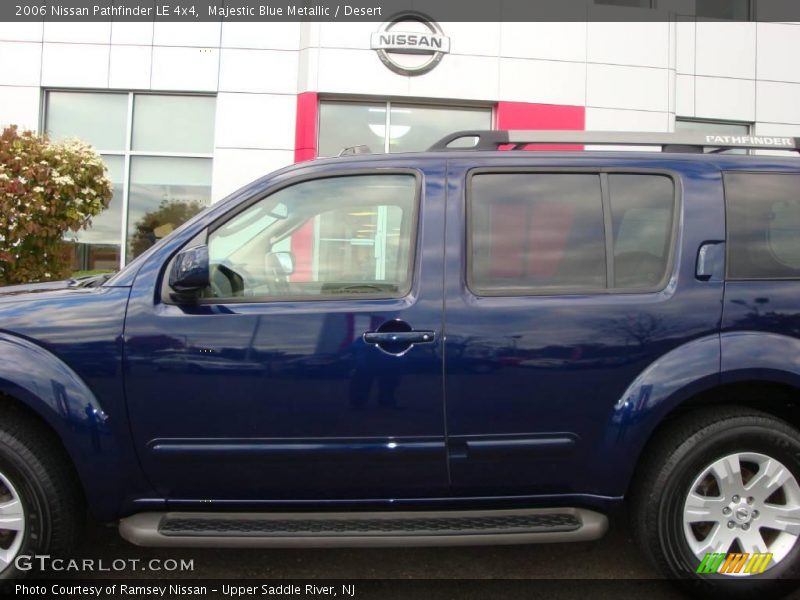 Majestic Blue Metallic / Desert 2006 Nissan Pathfinder LE 4x4