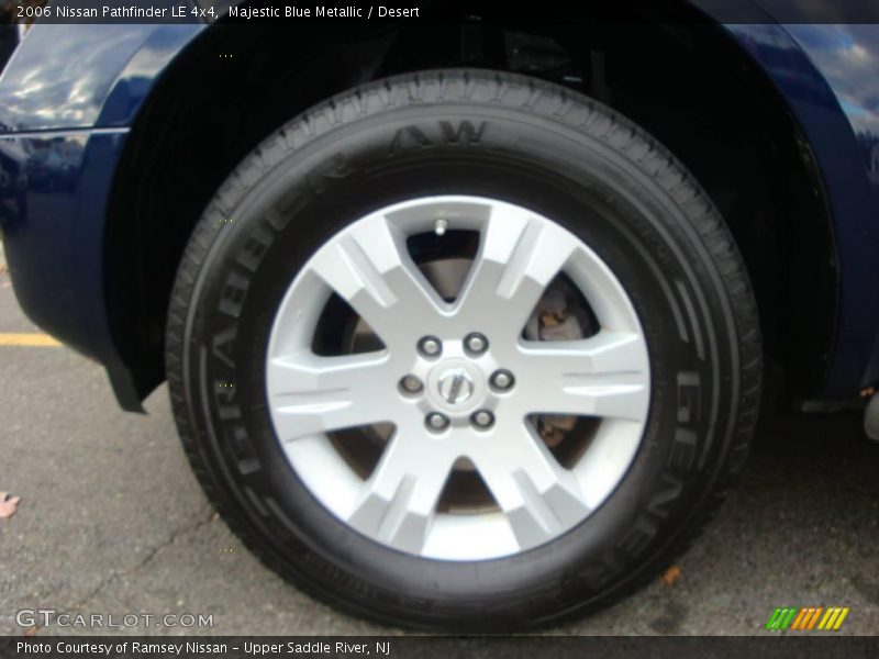 Majestic Blue Metallic / Desert 2006 Nissan Pathfinder LE 4x4