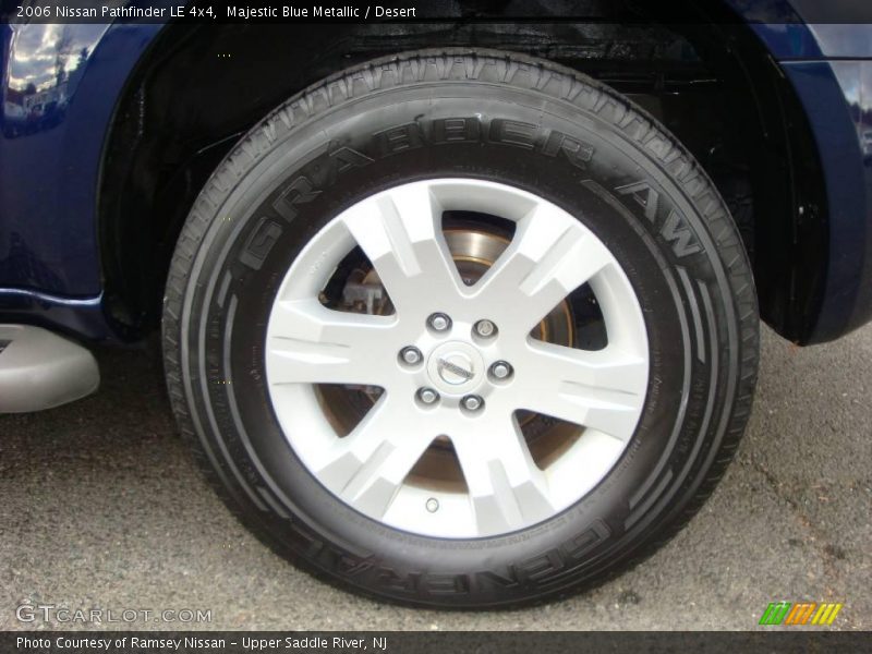 Majestic Blue Metallic / Desert 2006 Nissan Pathfinder LE 4x4