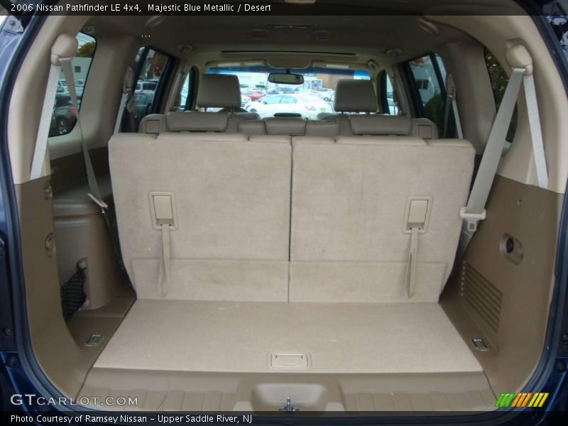 Majestic Blue Metallic / Desert 2006 Nissan Pathfinder LE 4x4
