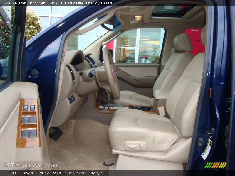Majestic Blue Metallic / Desert 2006 Nissan Pathfinder LE 4x4