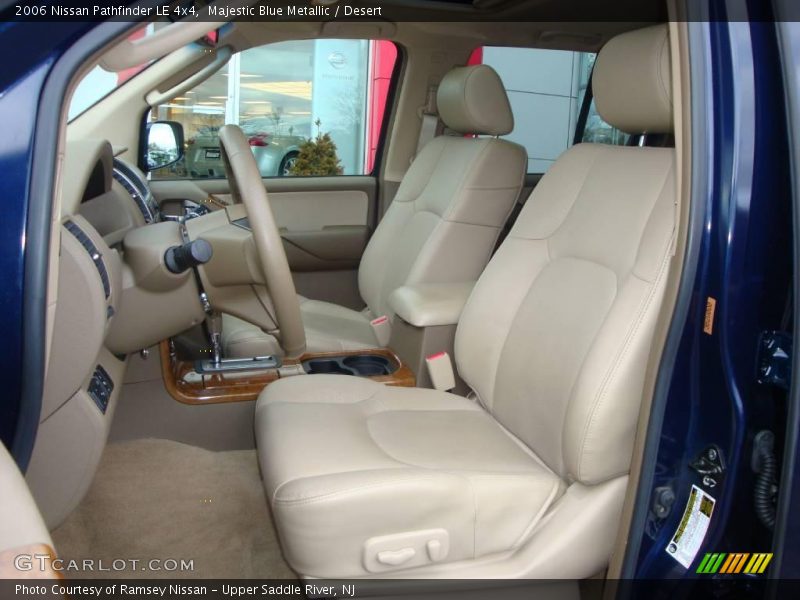 Majestic Blue Metallic / Desert 2006 Nissan Pathfinder LE 4x4