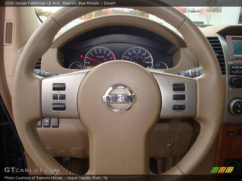 Majestic Blue Metallic / Desert 2006 Nissan Pathfinder LE 4x4