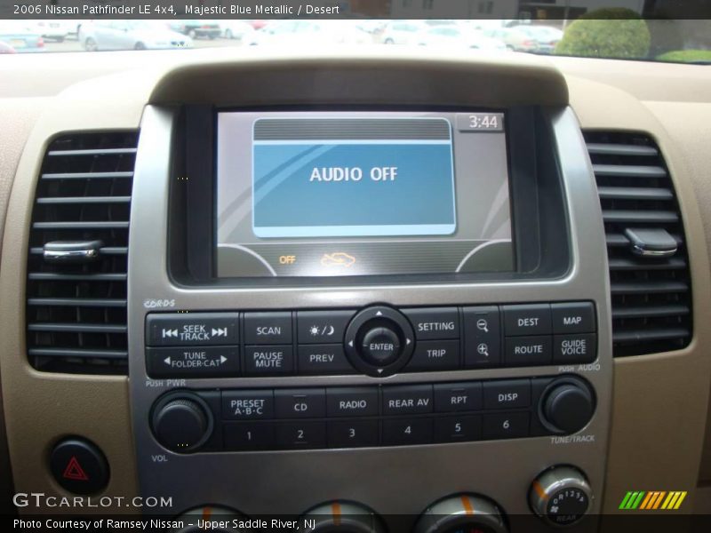 Majestic Blue Metallic / Desert 2006 Nissan Pathfinder LE 4x4