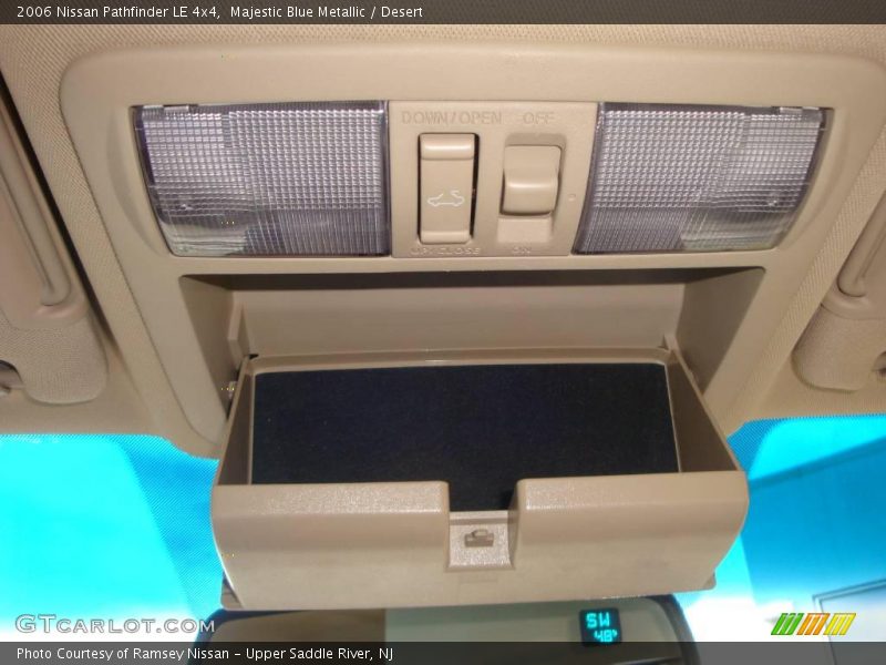 Majestic Blue Metallic / Desert 2006 Nissan Pathfinder LE 4x4
