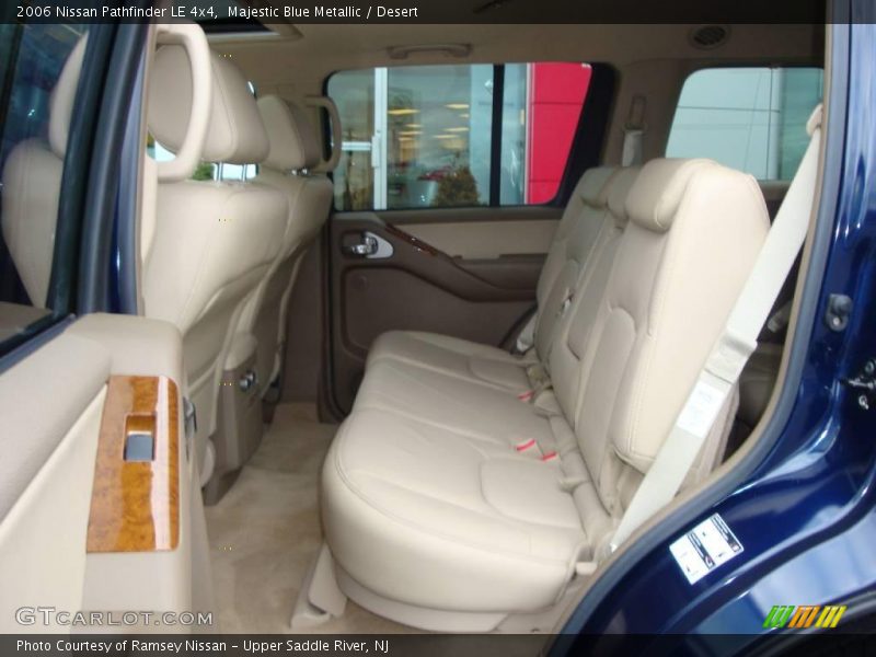 Majestic Blue Metallic / Desert 2006 Nissan Pathfinder LE 4x4