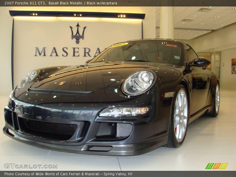 Basalt Black Metallic / Black w/Alcantara 2007 Porsche 911 GT3