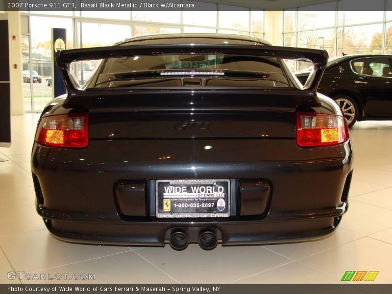 Basalt Black Metallic / Black w/Alcantara 2007 Porsche 911 GT3