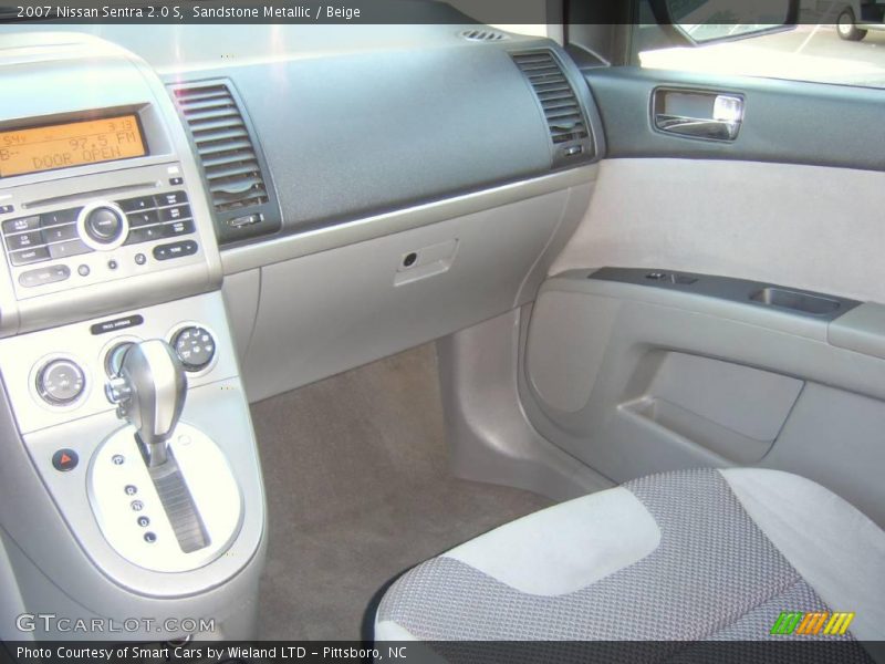Sandstone Metallic / Beige 2007 Nissan Sentra 2.0 S
