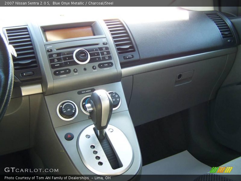 Blue Onyx Metallic / Charcoal/Steel 2007 Nissan Sentra 2.0 S