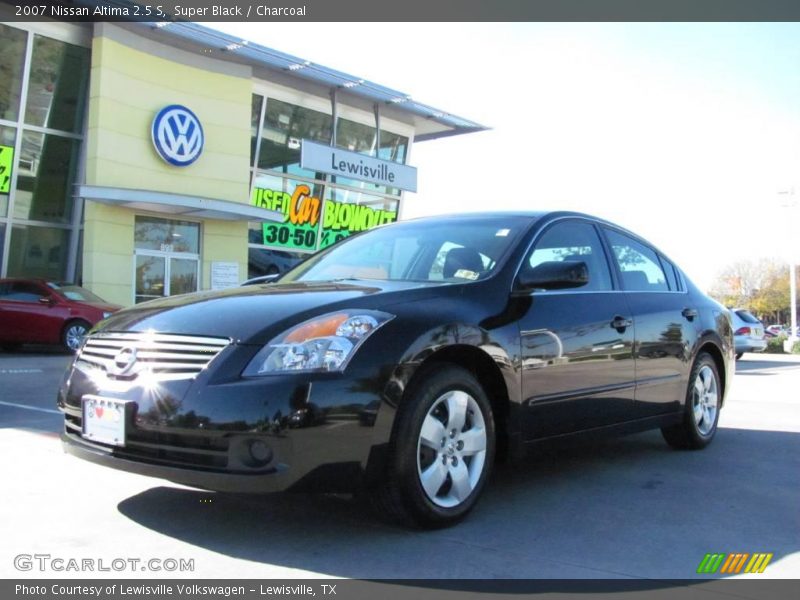 Super Black / Charcoal 2007 Nissan Altima 2.5 S