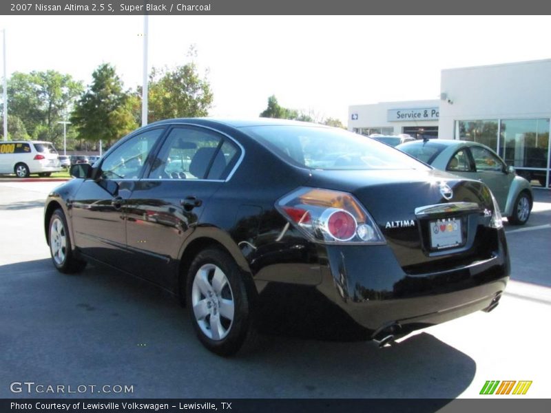 Super Black / Charcoal 2007 Nissan Altima 2.5 S