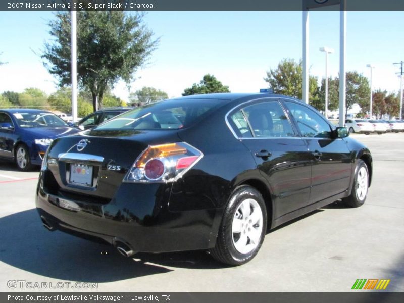 Super Black / Charcoal 2007 Nissan Altima 2.5 S