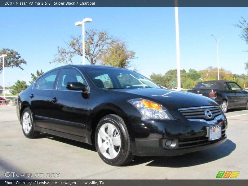 Super Black / Charcoal 2007 Nissan Altima 2.5 S