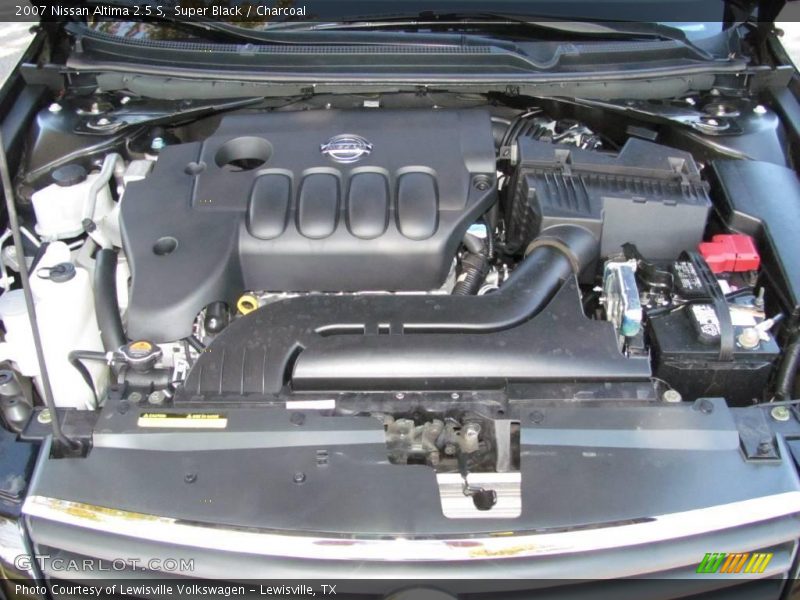 Super Black / Charcoal 2007 Nissan Altima 2.5 S